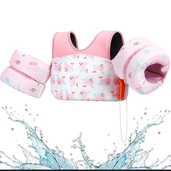 HeySplash Swim Vest for Kids, Toddler, 3-10 YRS Floatie Fit 30-66 Lbs (14-30kg) - Picture 1 of 16